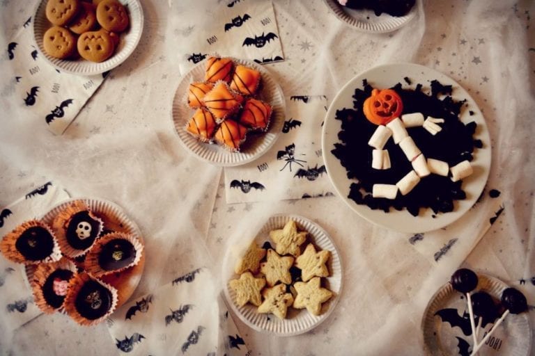 halloween treat table