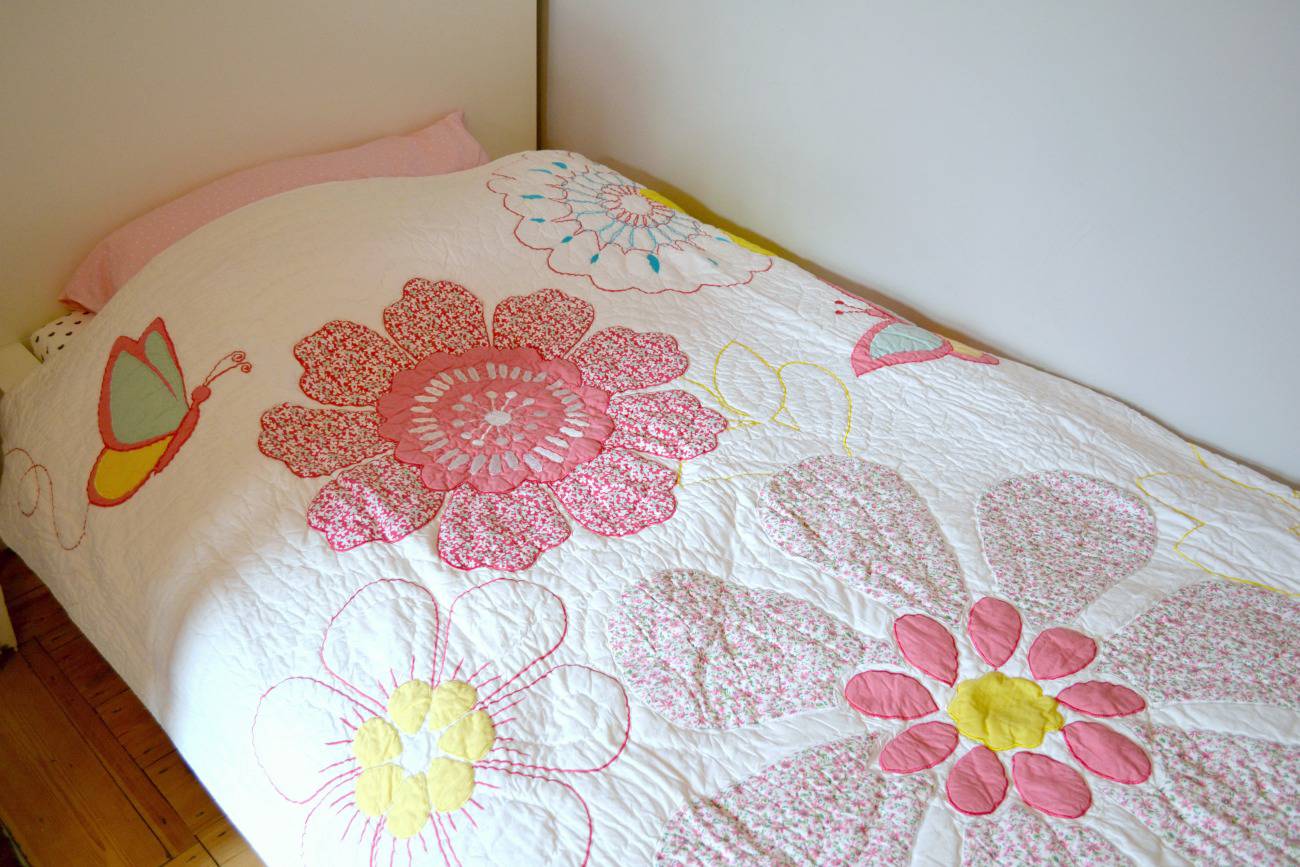 ollie and leila daisy floral quilt