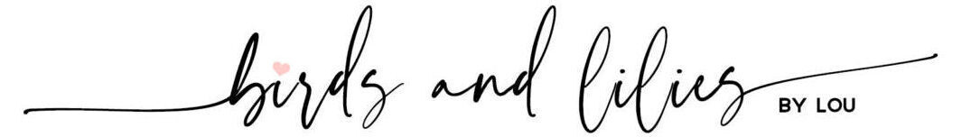 birds and lilies logo