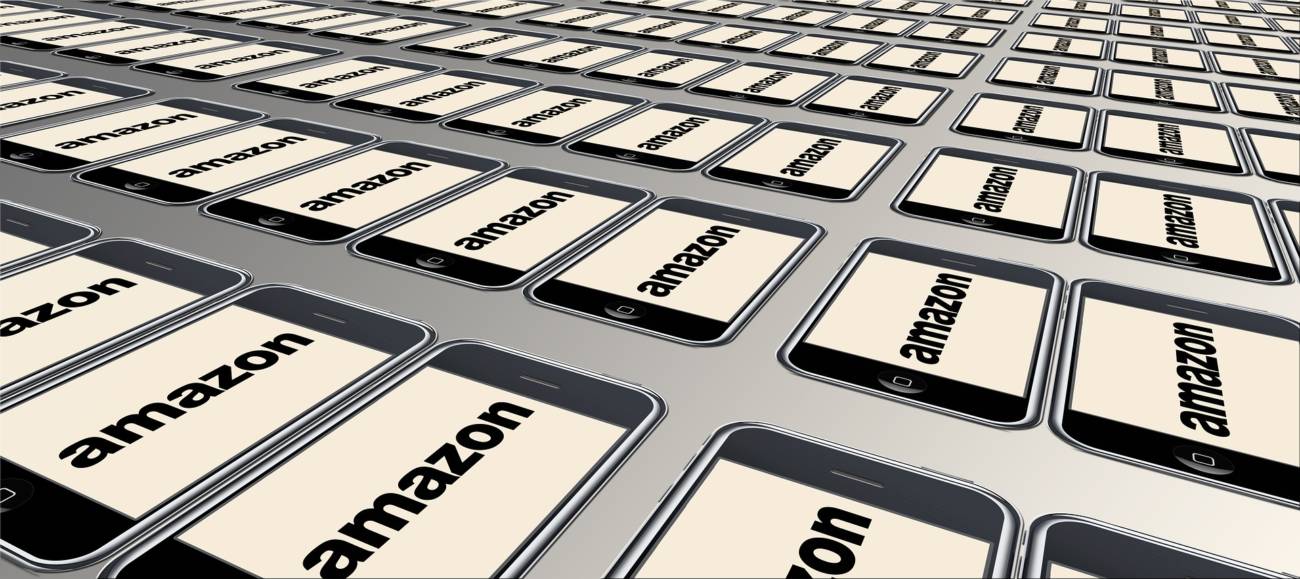 amazon branding on lots of small squares