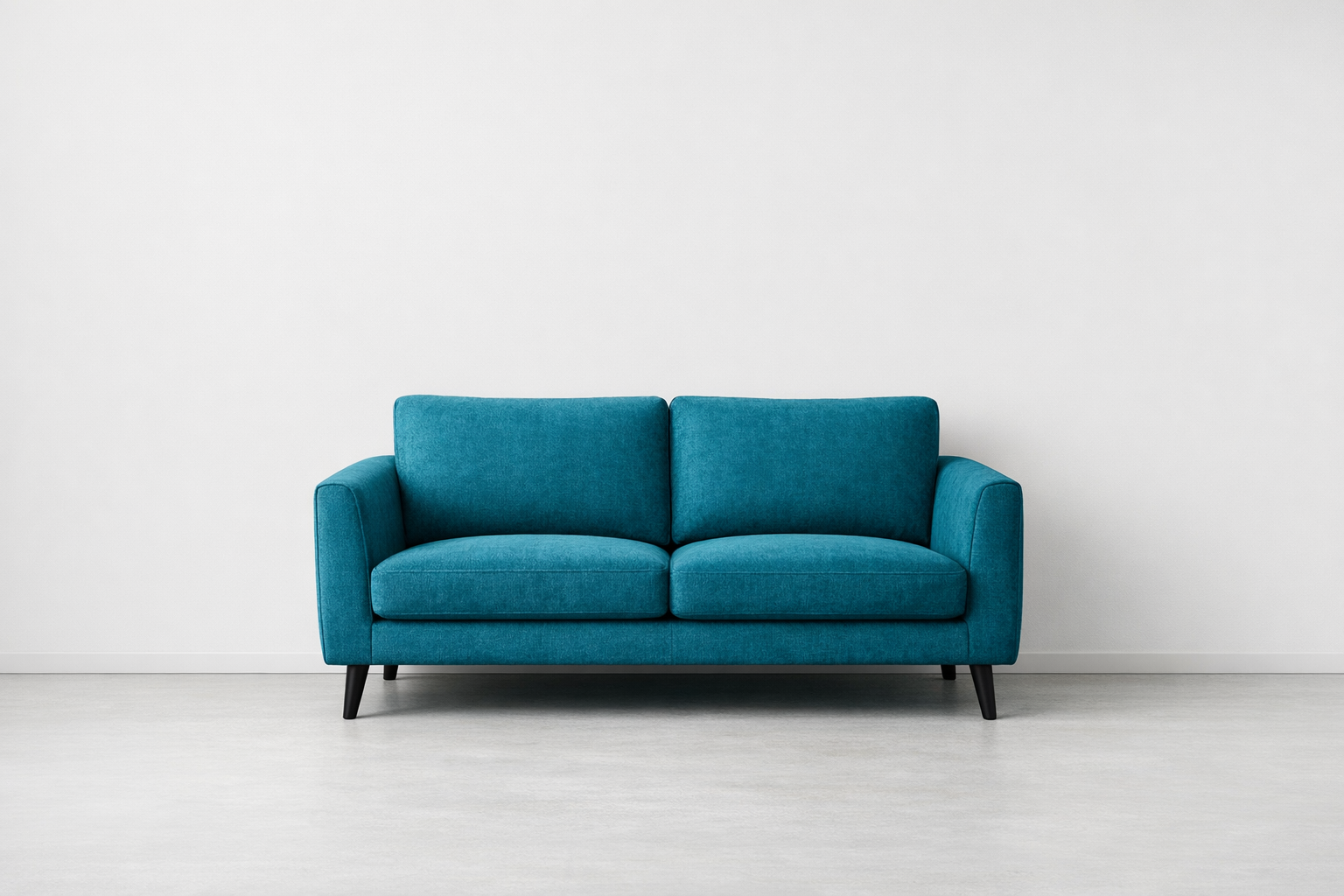 tea sofa on grey and white floor and background